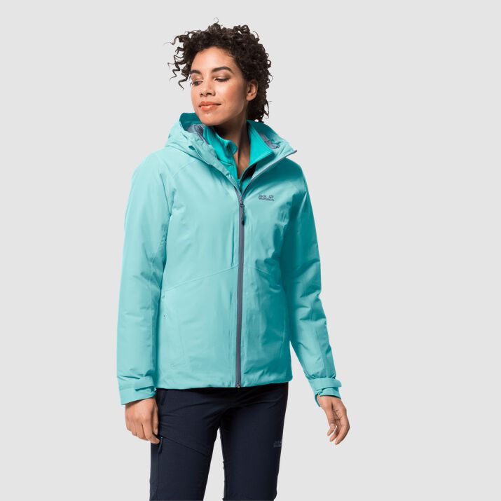 Chamarra Invierno Jack Wolfskin Argon Storm Mujer Verde Menta Mexico-5674318